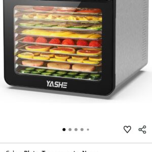 deshidratador de alimentos con pantalla led