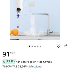 calentador de agua eléctrico