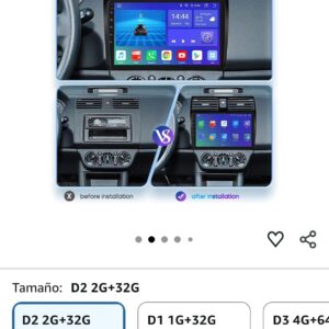 Pantalla táctil android para coche