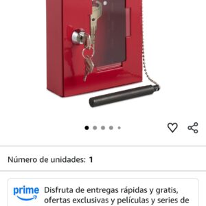 caja de llaves de emergencia